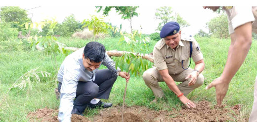 वन महोत्सव में अधिकारियों सहित आम जन ने बढ़ चढ़कर लिया हिस्सा